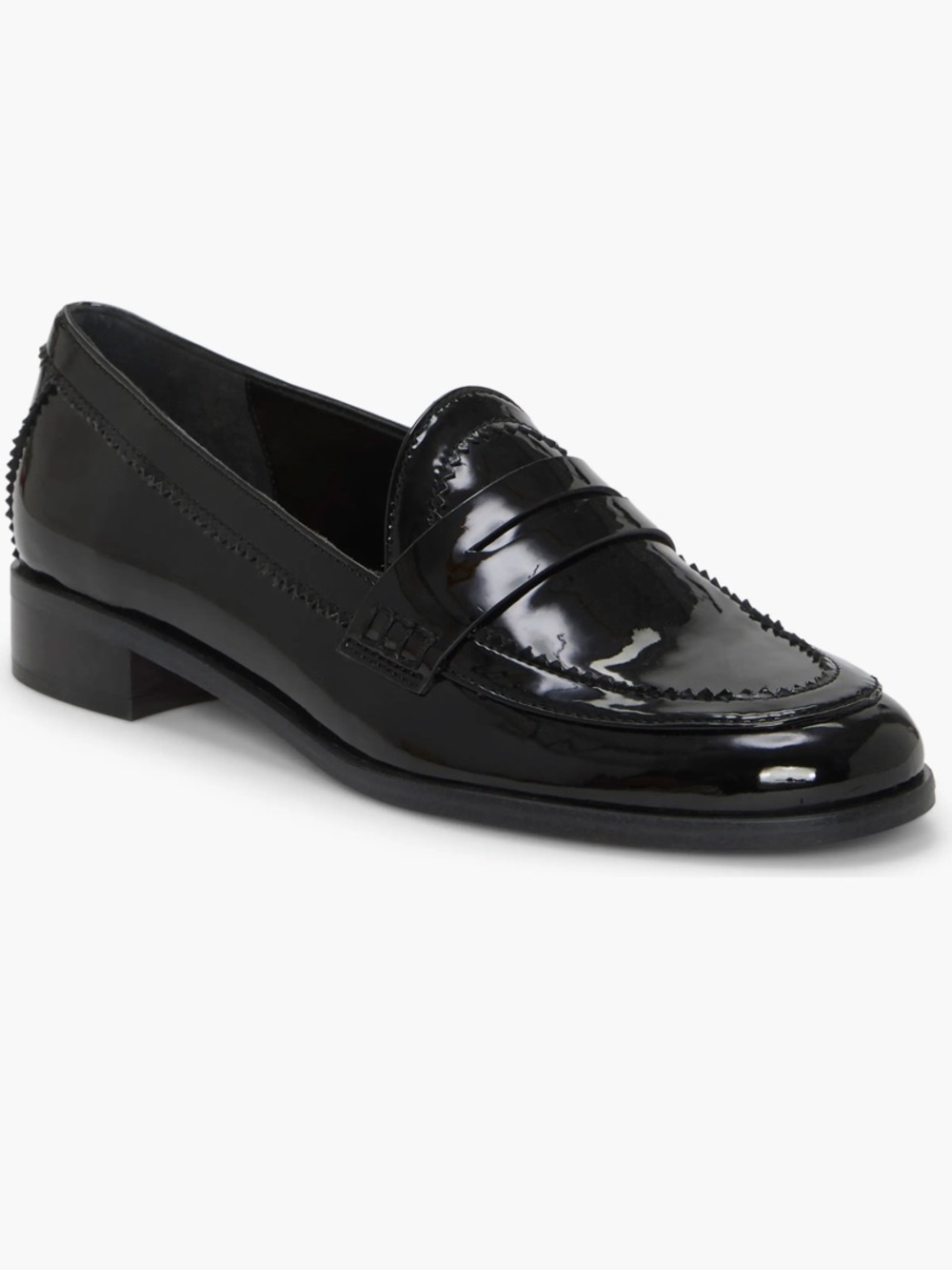 Black Patent Leather Classic Women's Penny Loafers